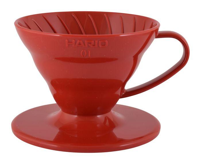 Hario Plastic Coffee Dripper Red Size 01 